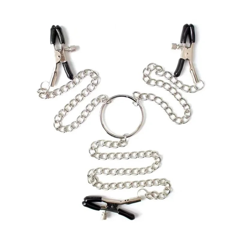 Adjustable Y-shaped Nipple Clitoris Clamp